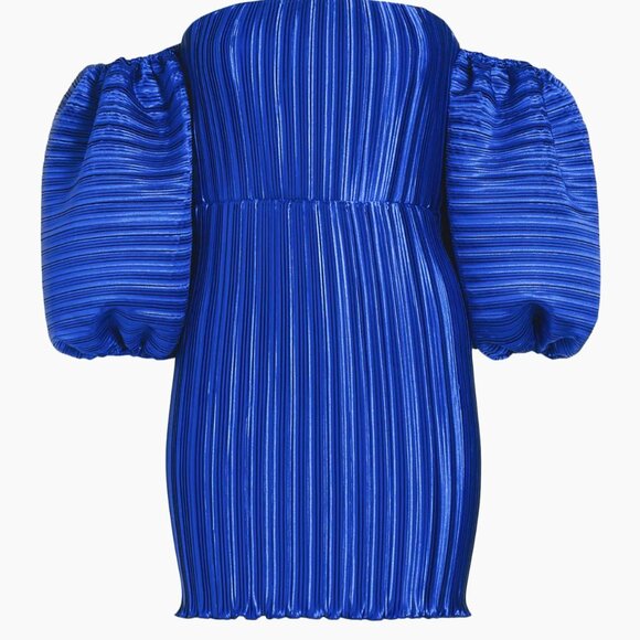 L'IDEE Sirene Mini Dress | Moroccan Blue | Size 6 US | New with Tags